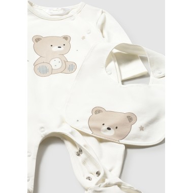 Tutina Teddy e bavaglino      Tutina