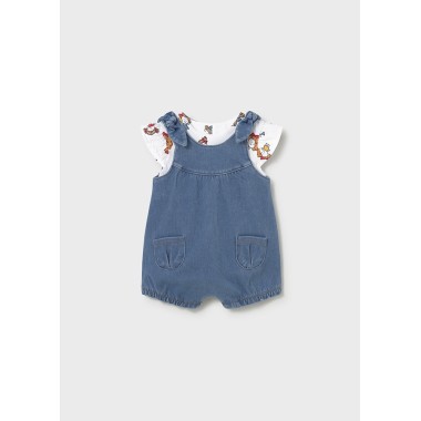 Pagliaccetto combinato denim Completo e Pagliaccetto