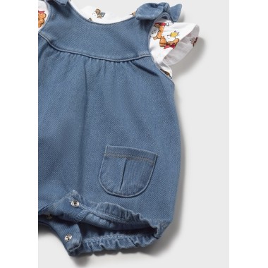 Pagliaccetto combinato denim Completo e Pagliaccetto