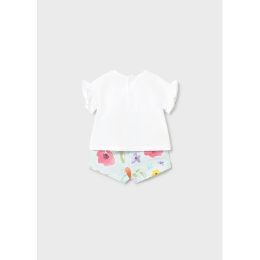 Completo Shirt fiori e Short Completo e Pagliaccetto
