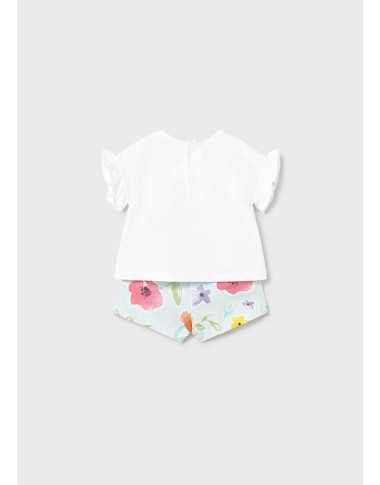 Completo Shirt fiori e Short Completo e Pagliaccetto