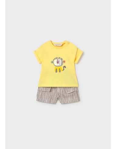 Completo Shirt ricamata e bermuda Completo e Pagliaccetto