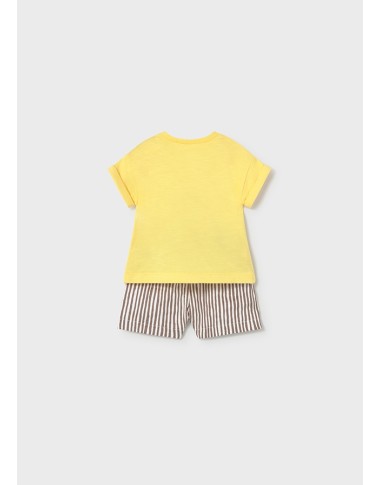 Completo Shirt ricamata e bermuda Completo e Pagliaccetto