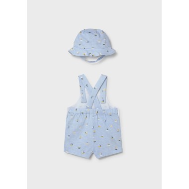 Salopette e cappello barche Completo e Pagliaccetto