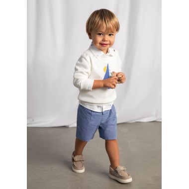 Bermuda misto lino Bermuda e Salopette