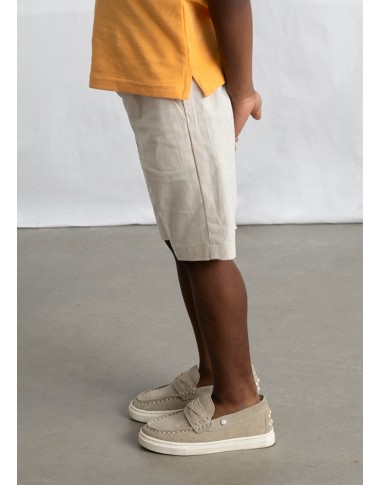 Bermuda misto lino jeans e Bermuda