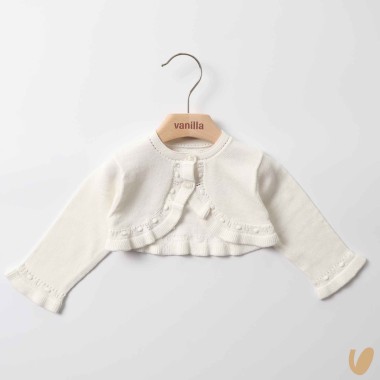 Giacchino Tricot operato Cardigan e Maglia
