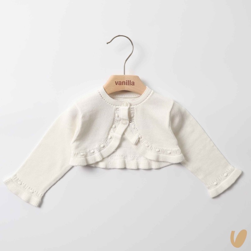 Giacchino Tricot operato Cardigan e Maglia