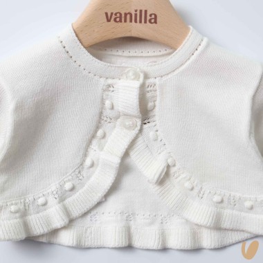 Giacchino Tricot operato Cardigan e Maglia