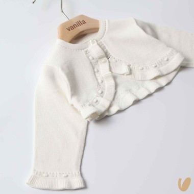 Giacchino Tricot operato Cardigan e Maglia