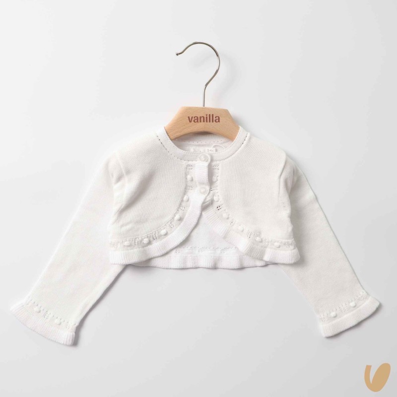 Giacchino Tricot operato Cardigan e Maglia