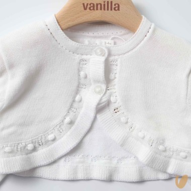 Giacchino Tricot operato Cardigan e Maglia