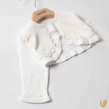 Giacchino Tricot operato Cardigan e Maglia