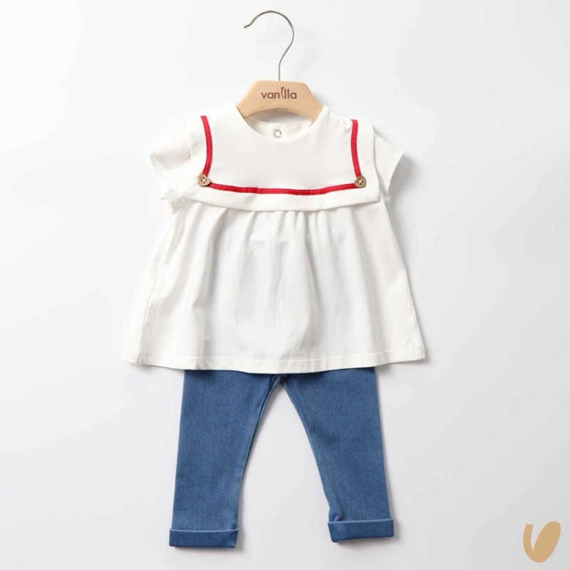 Completo blusa e leggings Completo e Pagliaccetto