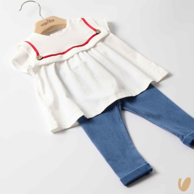 Completo blusa e leggings Completo e Pagliaccetto