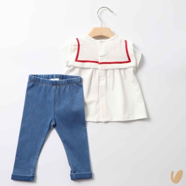 Completo blusa e leggings Completo e Pagliaccetto