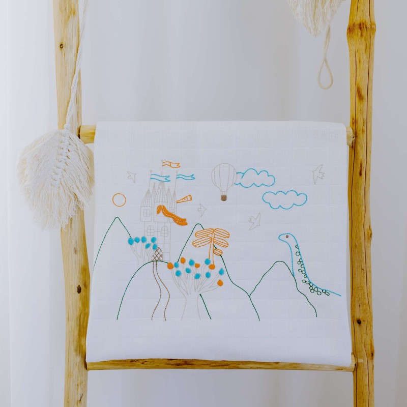 Mussola ricamata Mussole e Bavette