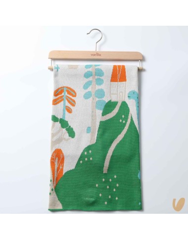 Illustrated cotton wire blanket