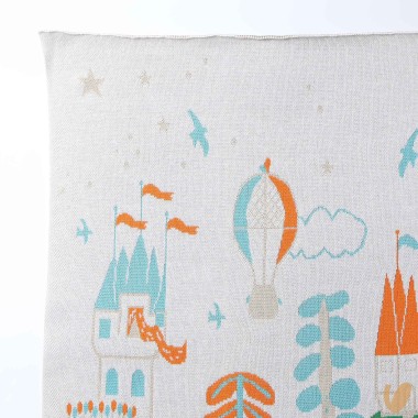 Coperta illustrata filo di cotone Coperta e Lenzuola