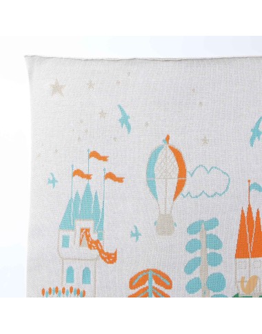 Illustrated cotton wire blanket