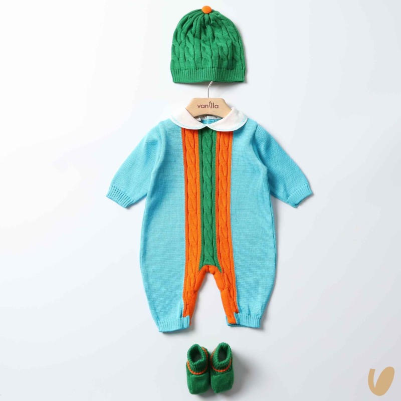 Completo nascita filo di cotone Set Nascita e Uscita Clinica