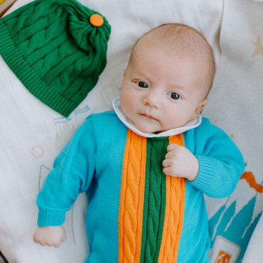 Completo nascita filo di cotone Set Nascita e Uscita Clinica