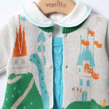 Completo nascita filo di cotone Set Nascita e Uscita Clinica