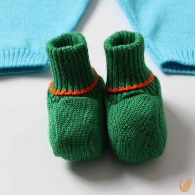 Completo nascita filo di cotone Set Nascita e Uscita Clinica