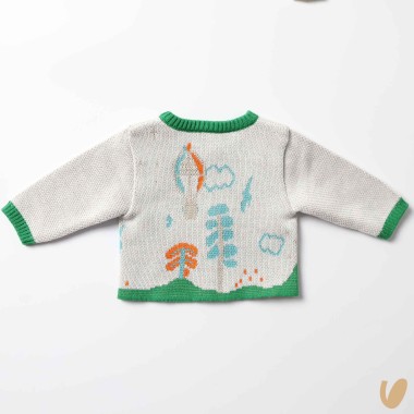 Completo nascita filo di cotone Set Nascita e Uscita Clinica