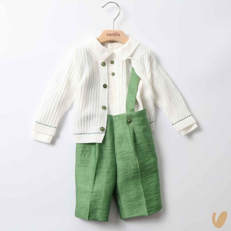 Completo elegante in filo e lino Completo e Pagliaccetto