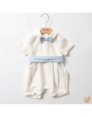 Elegant romper with belt