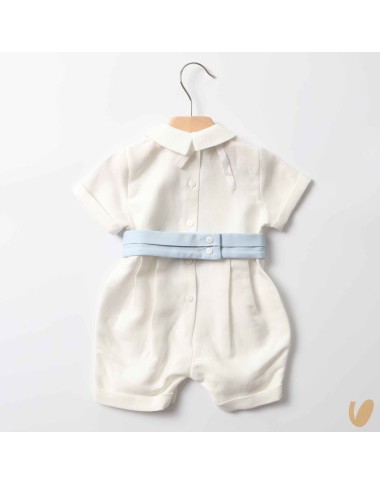 Elegant romper with belt