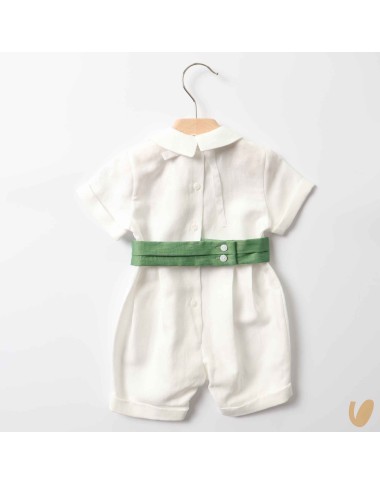 Elegant romper with belt