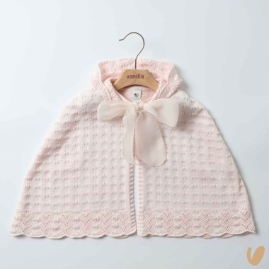 Mantella in filo con fiocco Cardigan e Accessori