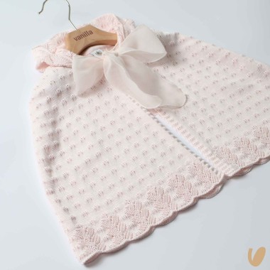 Mantella in filo con fiocco Cardigan e Accessori