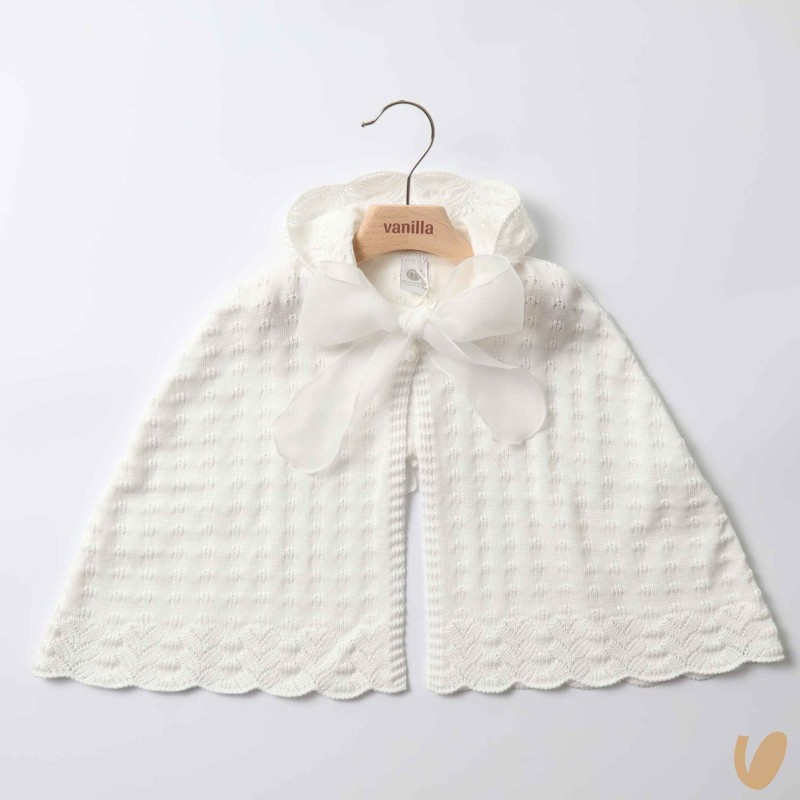 Mantella in filo con fiocco Cardigan e Accessori