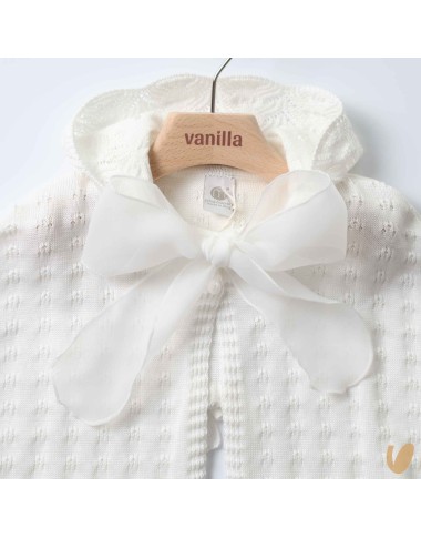 Mantella in filo con fiocco Cardigan e Accessori