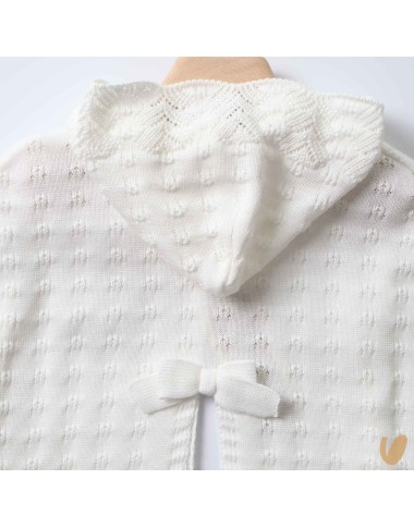 Mantella in filo con fiocco Cardigan e Accessori