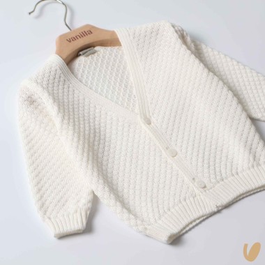 Cardigan in filo di cotone Cardigan e Maglia
