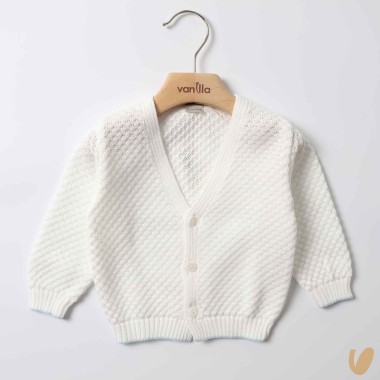 Cardigan in filo di cotone Cardigan e Maglia