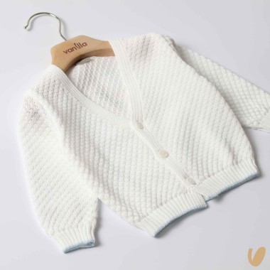 Cardigan in filo di cotone Cardigan e Maglia