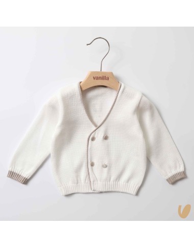 Cardigan in filo di cotone doppiopetto Cardigan e Maglia