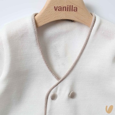 Cardigan in filo di cotone doppiopetto Cardigan e Maglia