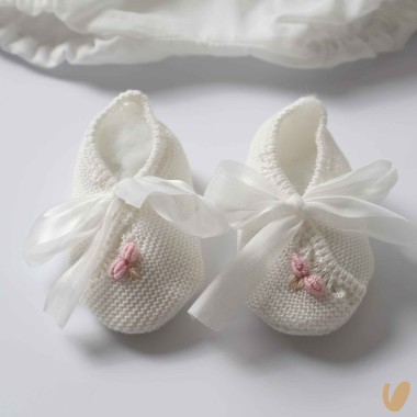 Completo ricamato a mano Set Nascita e Uscita Clinica