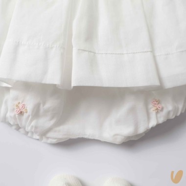 Completo ricamato a mano Set Nascita e Uscita Clinica