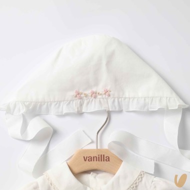 Completo ricamato a mano Set Nascita e Uscita Clinica