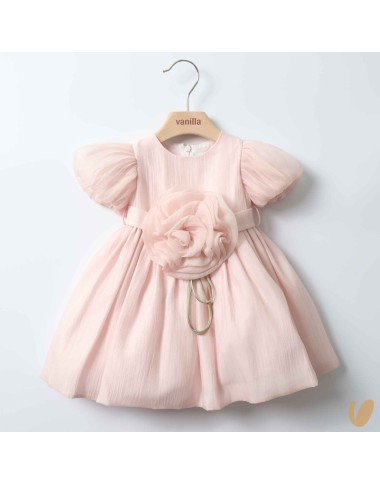 Water effect chiffon dress