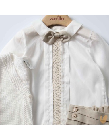 Completo elegante in filo e cotone Completo e Pagliaccetto