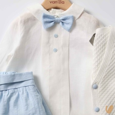 Completo elegante in filo e lino Completo e Pagliaccetto