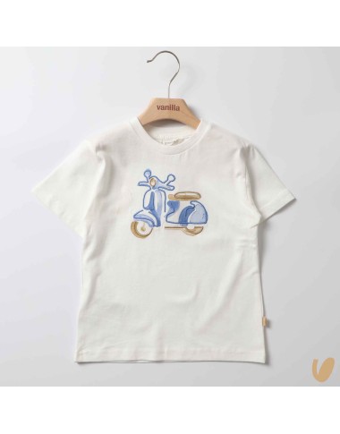 Shirt Vespa ricamata T-Shirt e Polo